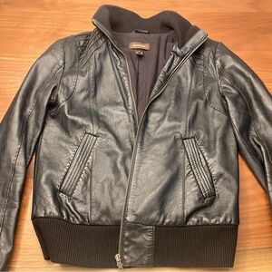 Black Danier leather jacket size small